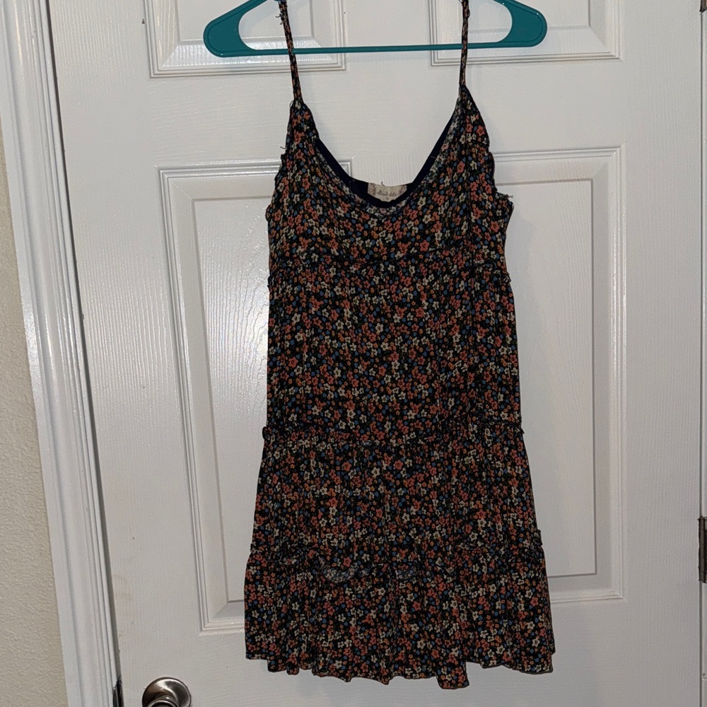 Altar'd State Floral Blue Dress